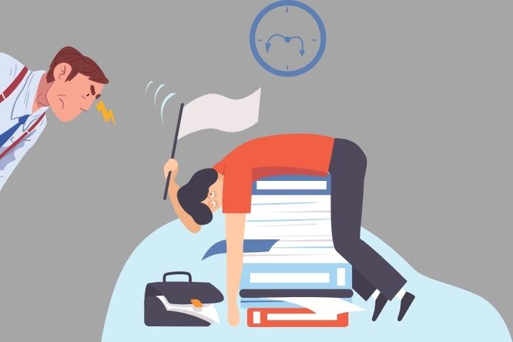 Workaholic-neuen-Job-suchen